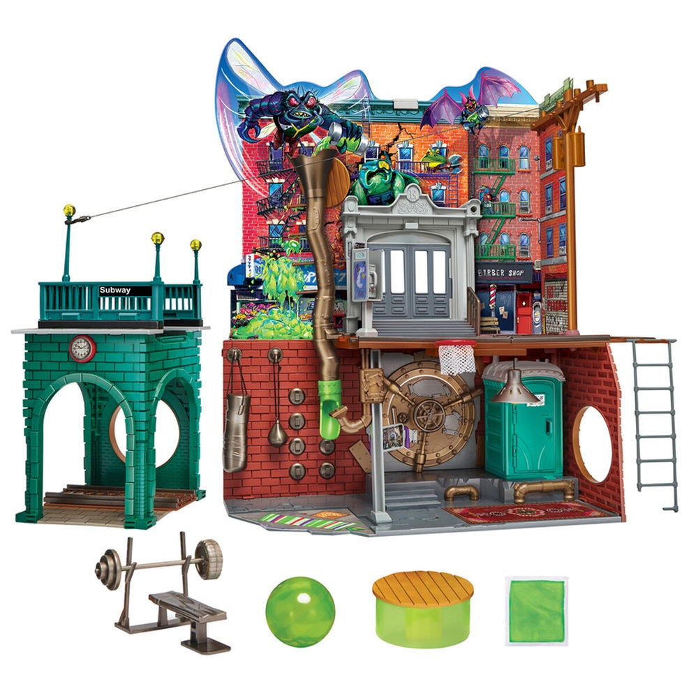 Turtles Mutant Mayhem Large Playset Sewer Lair Dlx