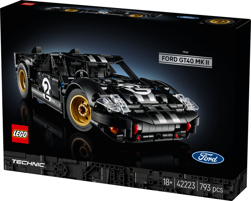 LEGO® Technic 1966 Ford GT40 MKII racerbil för vuxna 42223