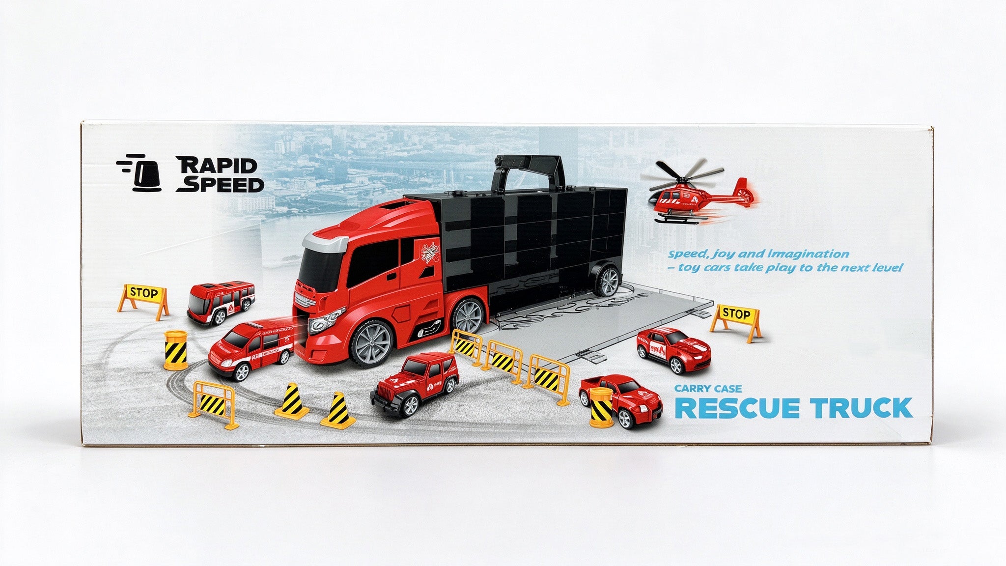 Rapid Speed - Truck med brandfordon & tilbehör