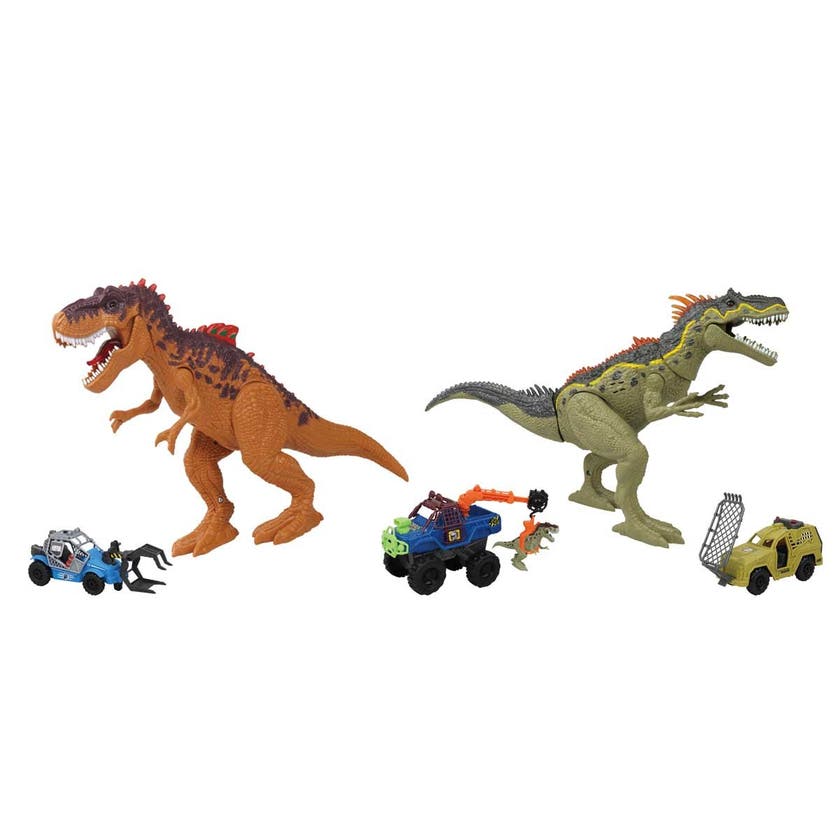 Dino Vs World, Dino Set Med T-rex och Bil