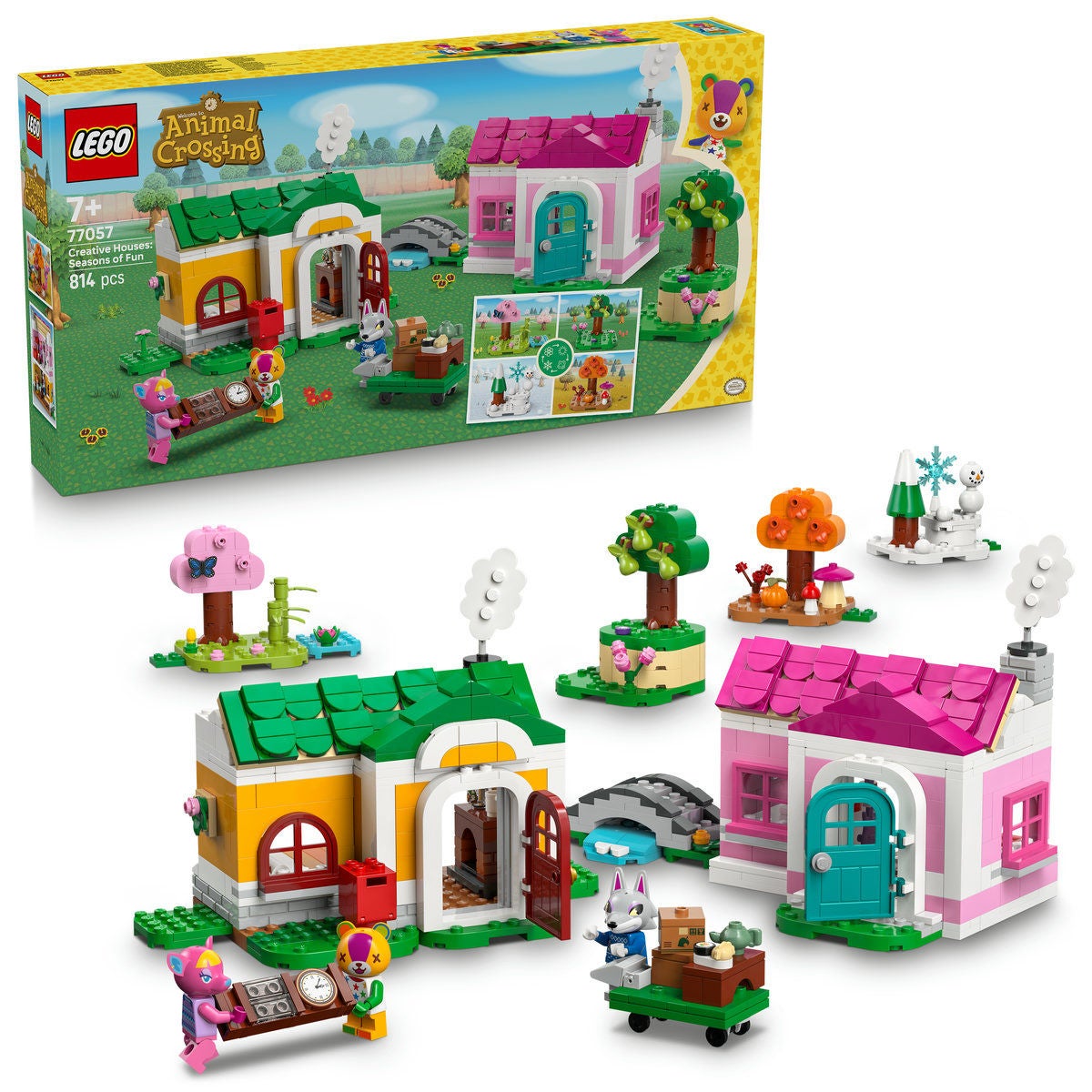 LEGO Animal Crossing 77057, Kreativa hus: roliga årstider