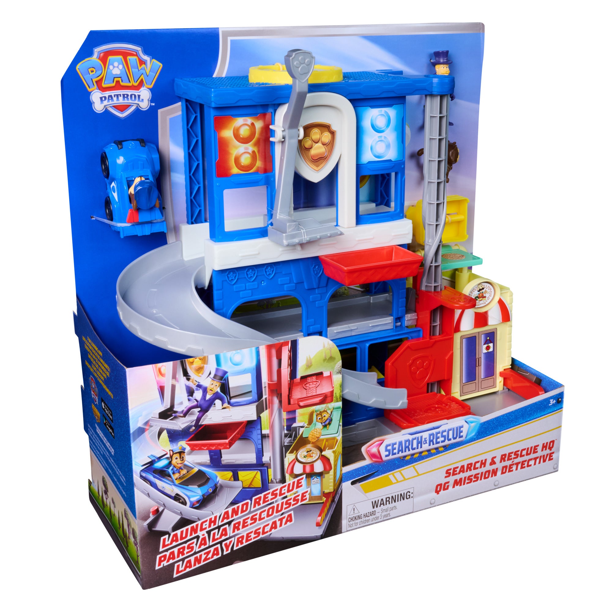 PAW Patrol Search & Rescue Pup Squad HQ lekset med Chase