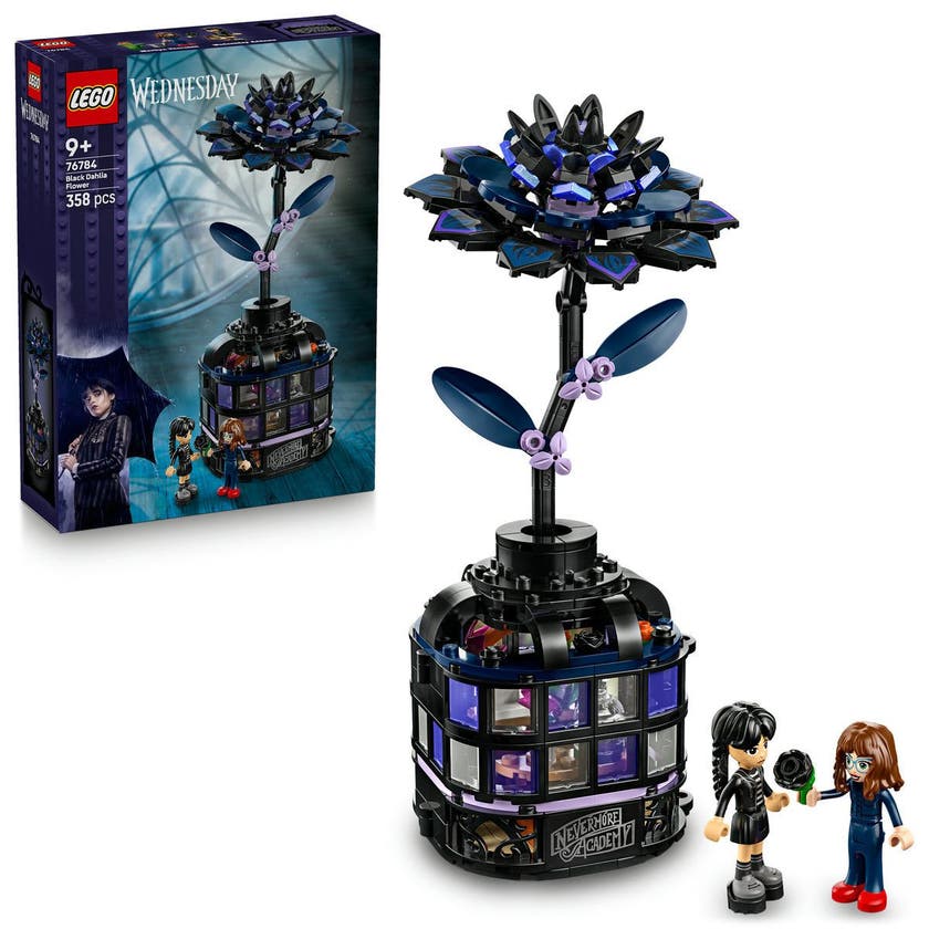 LEGO Wednesday 76784, Svart dahlia