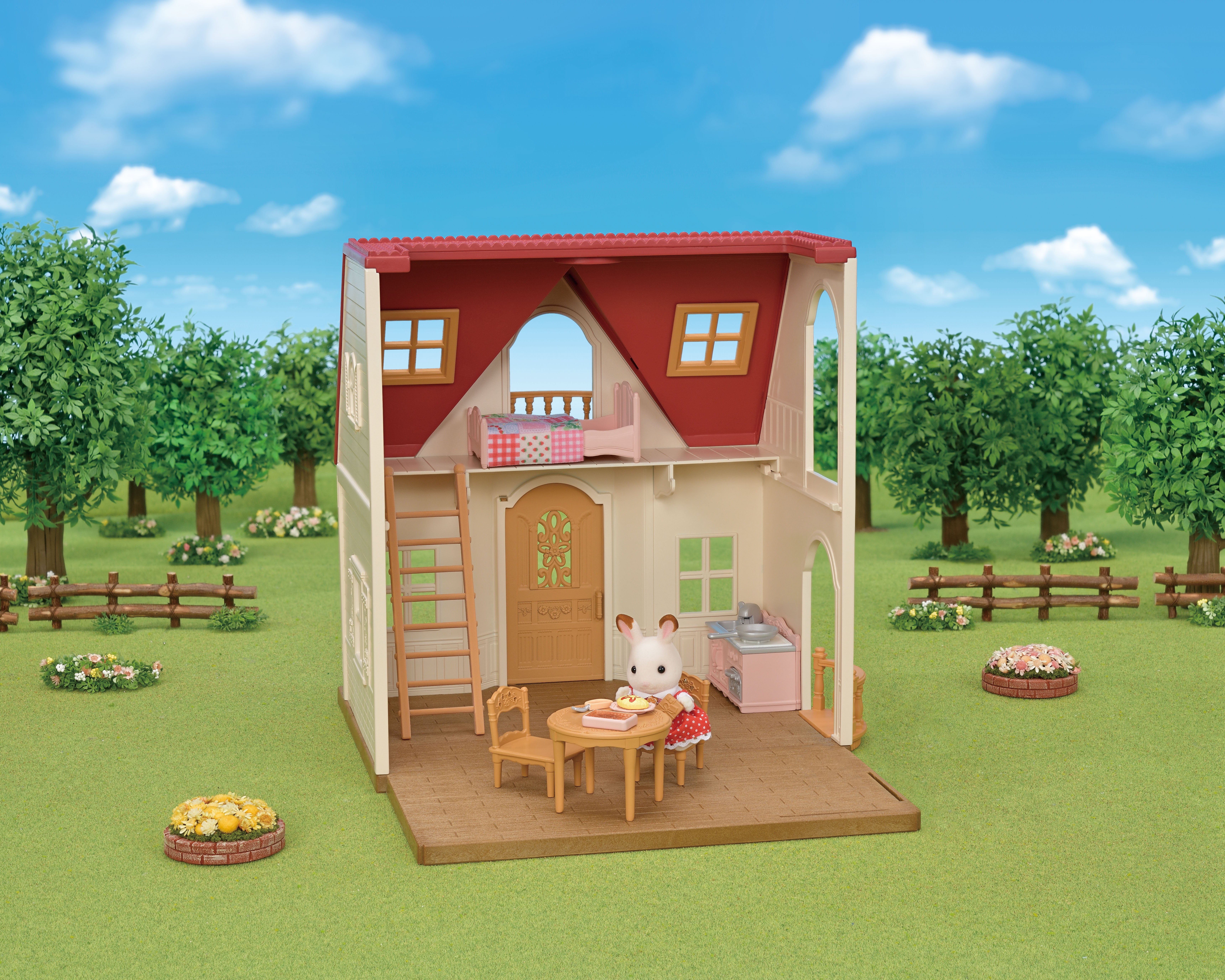 Sylvanian Families - Mysiga stugan startset