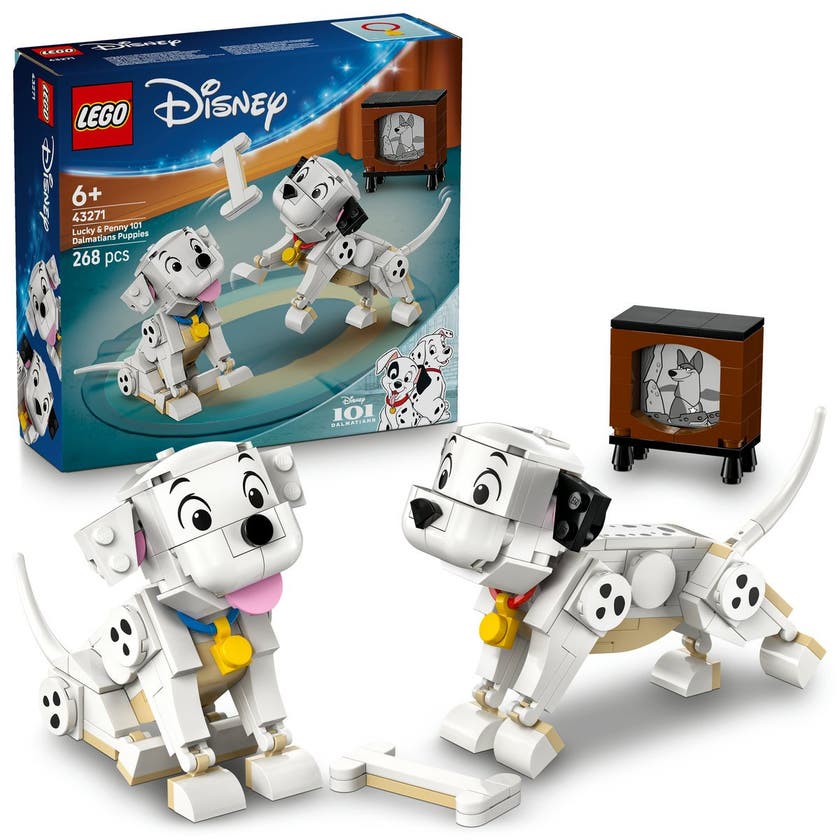 LEGO Disney 43271, 101 Dalmatiner – Lucky och Penny