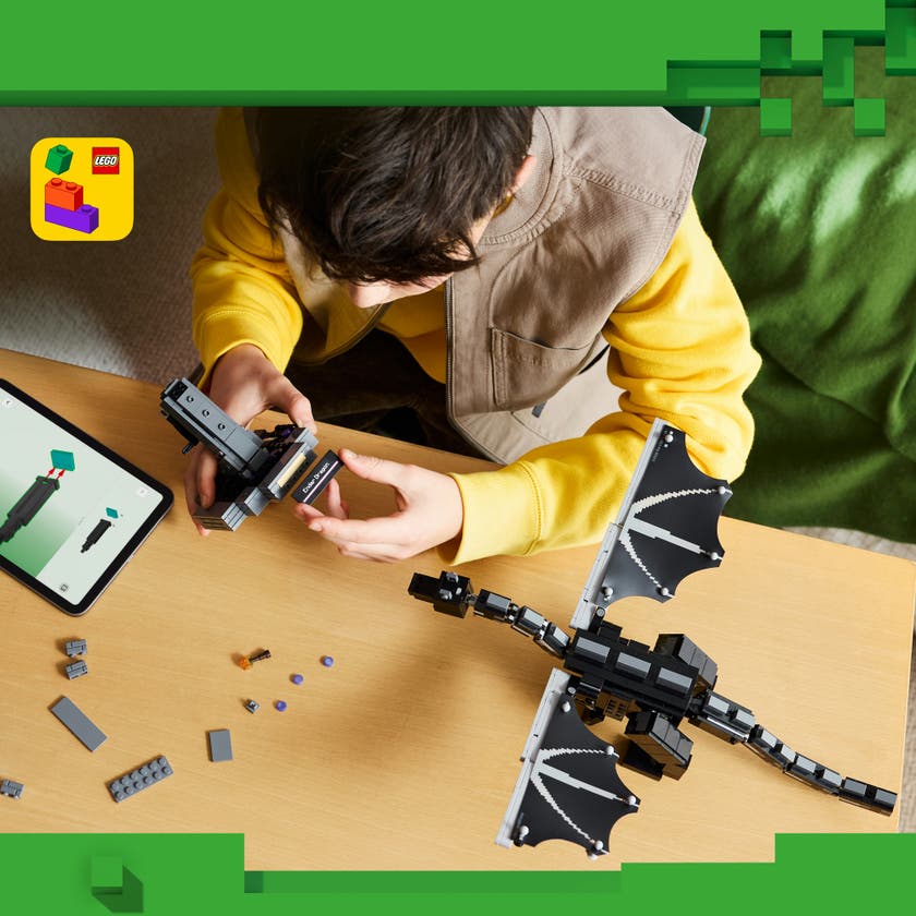 LEGO® Minecraft® Enderdraken Dataspelsprydnad 21595