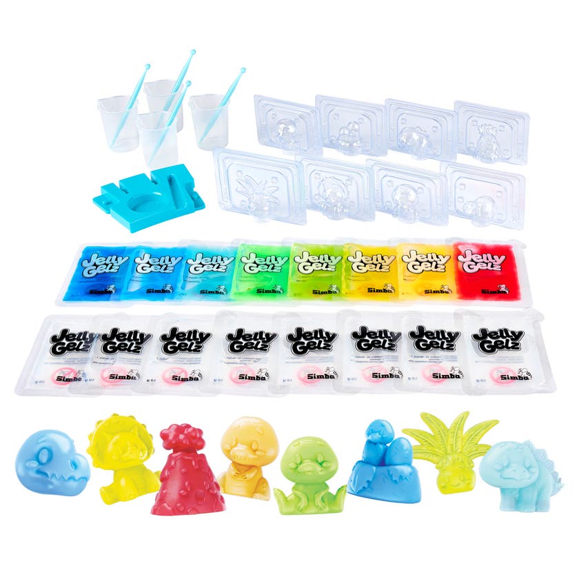 Jelly Gelz Dinos - Dinosaurie-pysselset