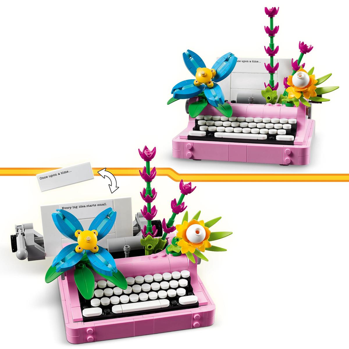 LEGO Creator 31169, Skrivmaskin med blommor