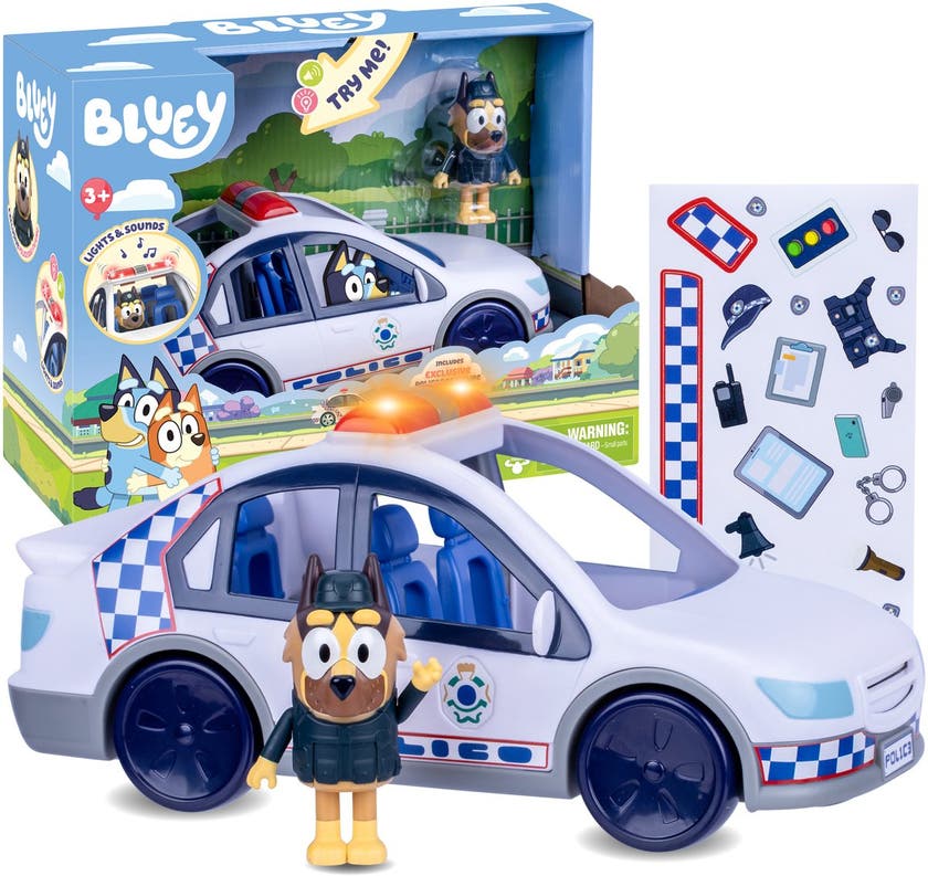 BLUEY Polisstation med ljud och ljuseffekter