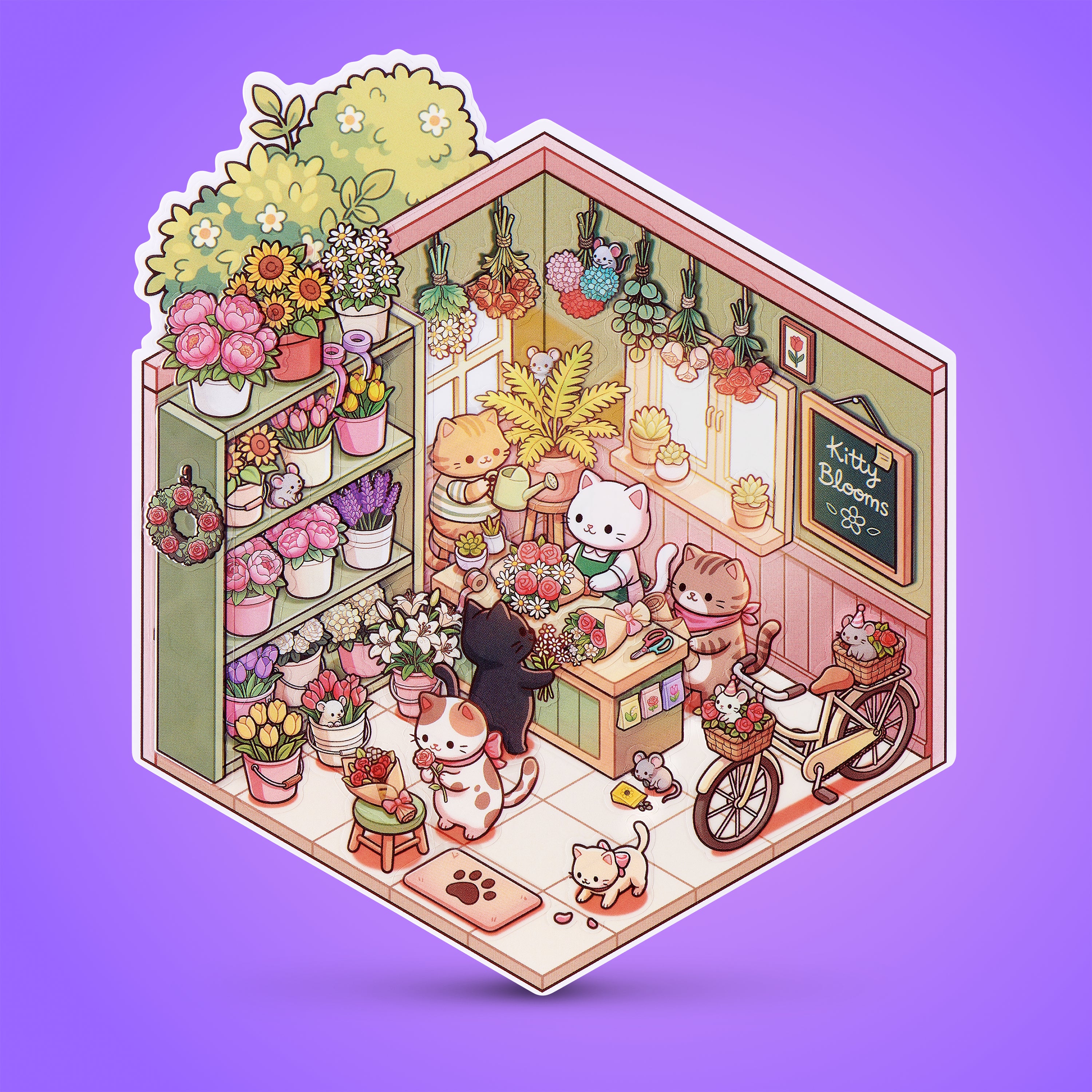 ZURU Sticker Therapy Kawaii Kitties