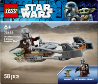 LEGO® Star Wars™ The Mandalorian & Grogu’s Speeder Bike™ 75436
