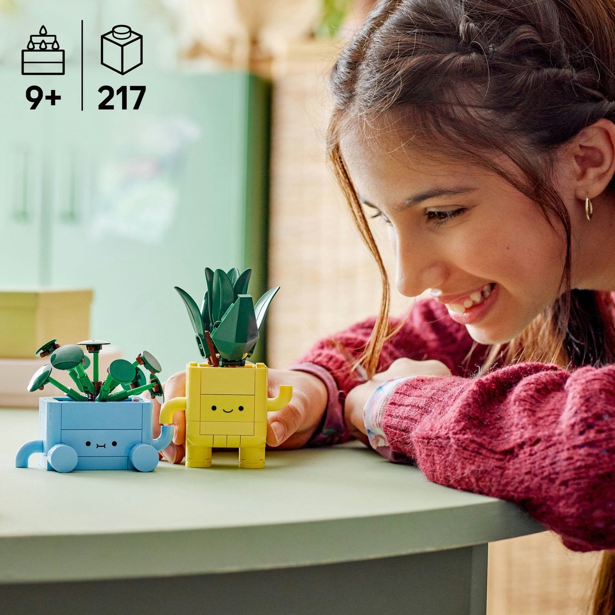 LEGO Botanicals 10349, Glada växter