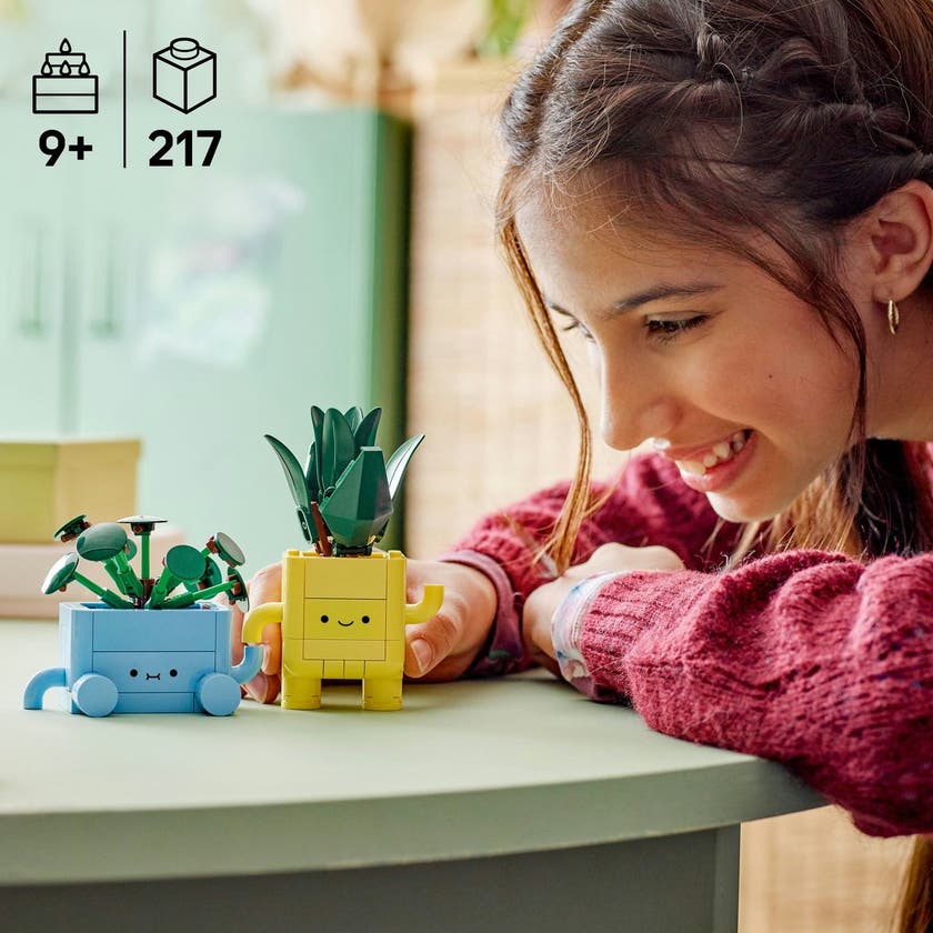 LEGO Botanicals 10349, Glada växter