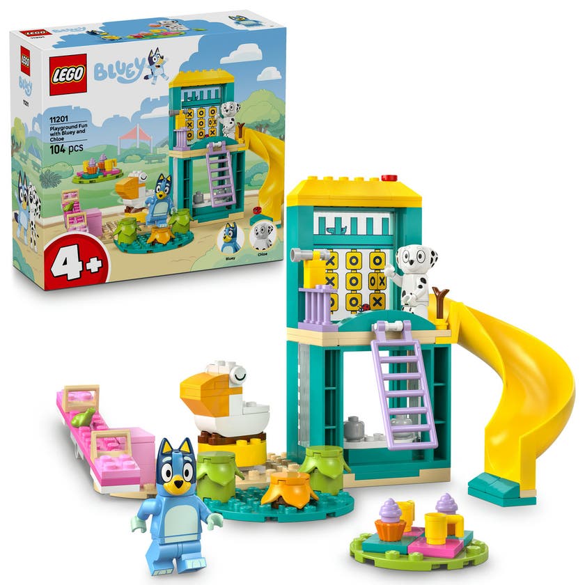 LEGO® Bluey Skoj på lekplatsen med Bluey och Chloe Byggset med förskoleleksak 11201