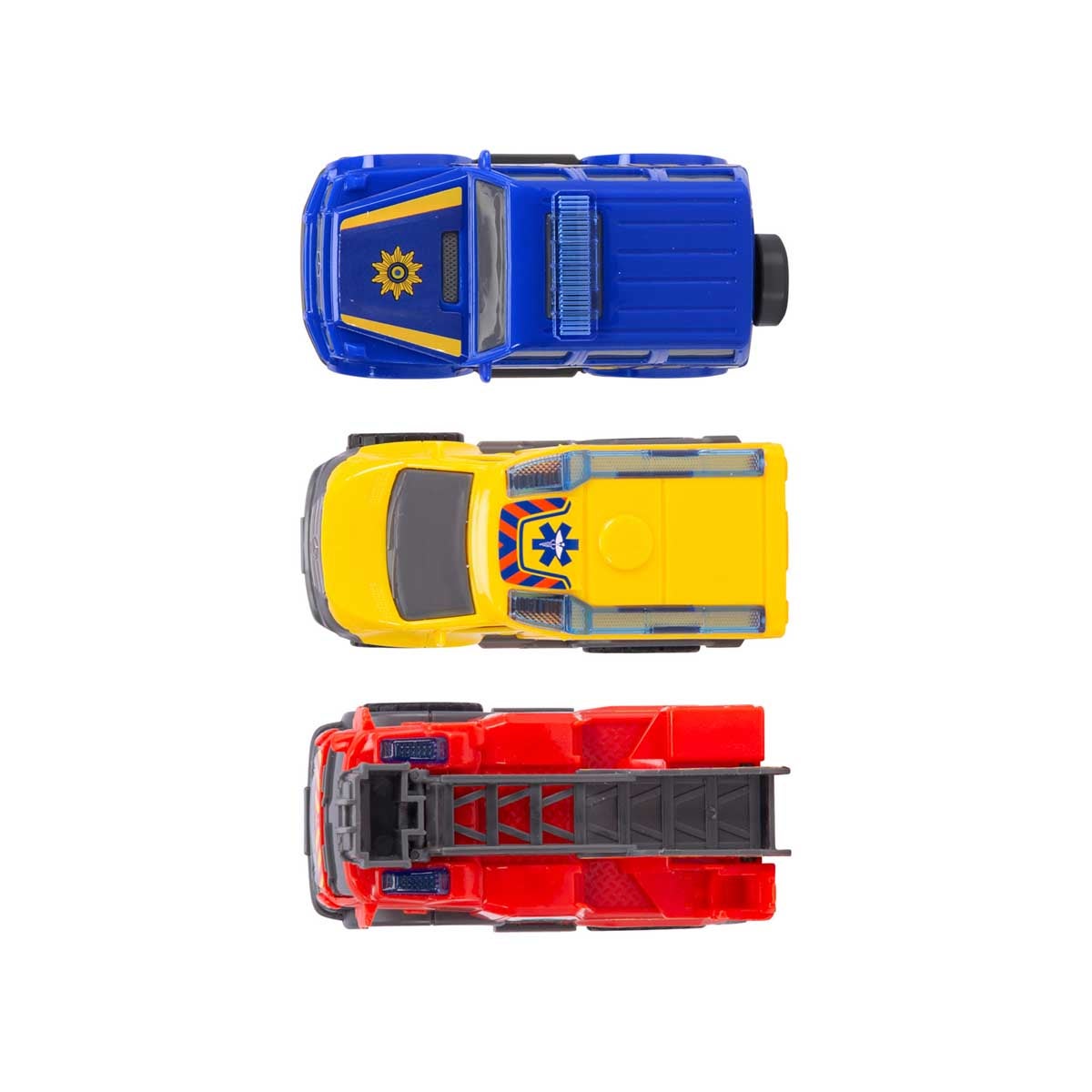 Dickie Toys 3-Pack Mini Räddningsfordon