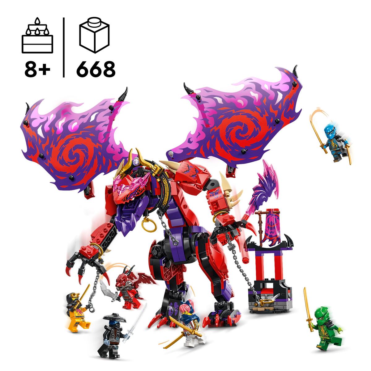 LEGO Ninjago 71832, Thunderfang Dragon of Chaos