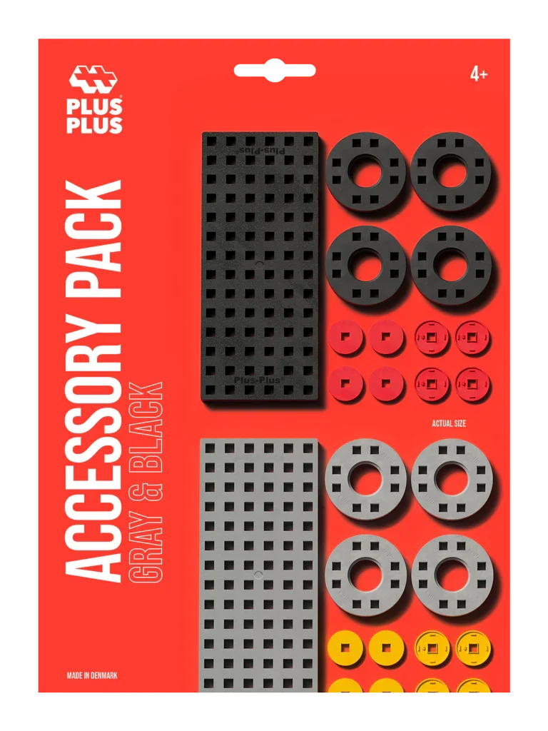 Plus-Plus - Accessory Pack / Gray & Black