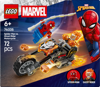 LEGO® | Marvel Spider-Man mot Ghost Rider på motorcykel 76335