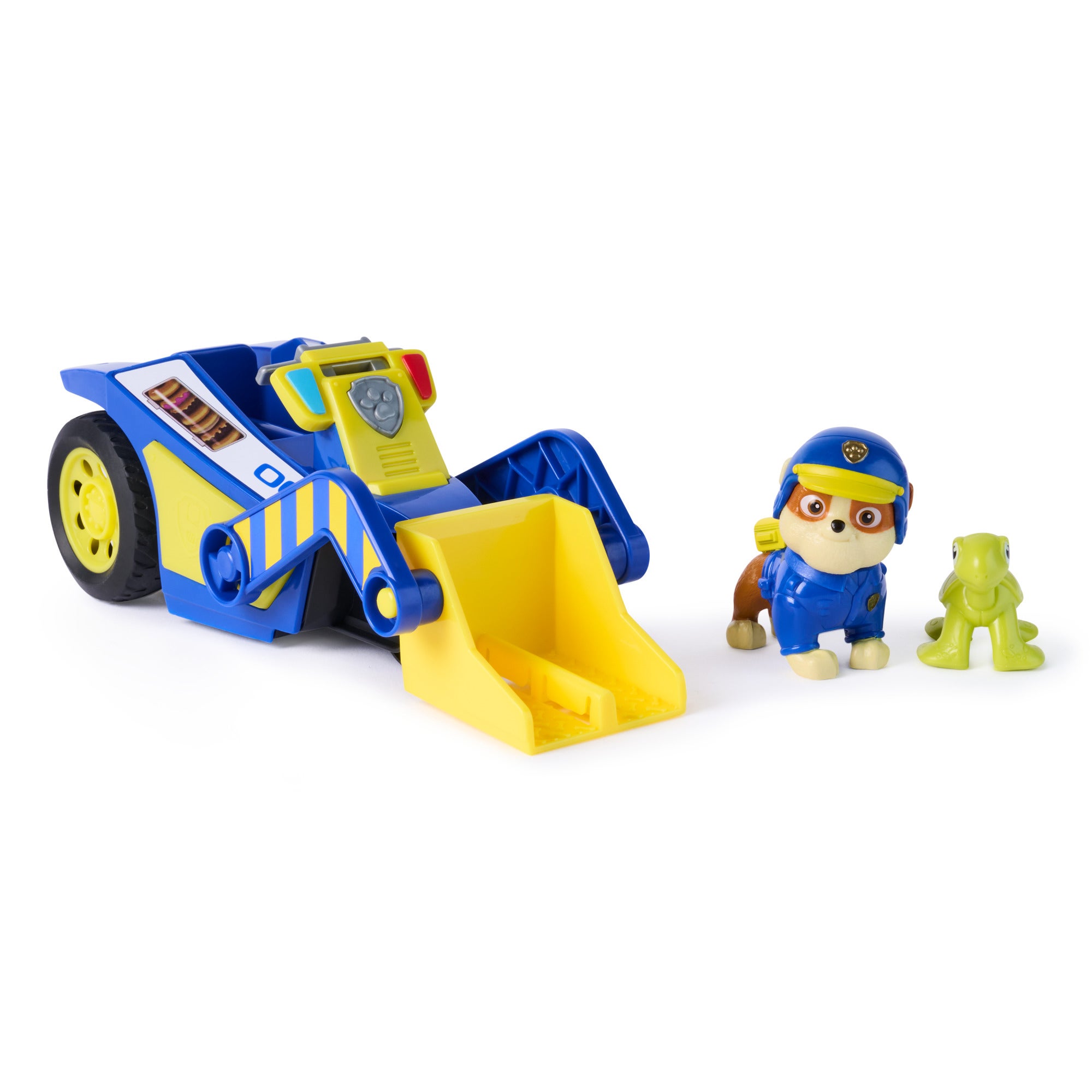 PAW Patrol Rubble Rescue Bulldozer med figur och sköldpadda