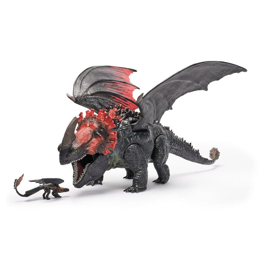 Dragons Movie Red Death Chomping Rampage