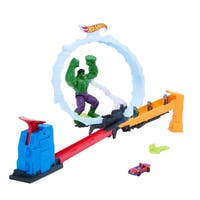 Hot Wheels Superstar Speeders Spider-Man & Hulken banset