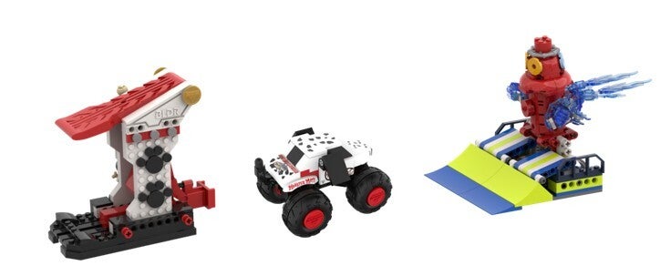 BLDR Monster Jam Stunt Pack