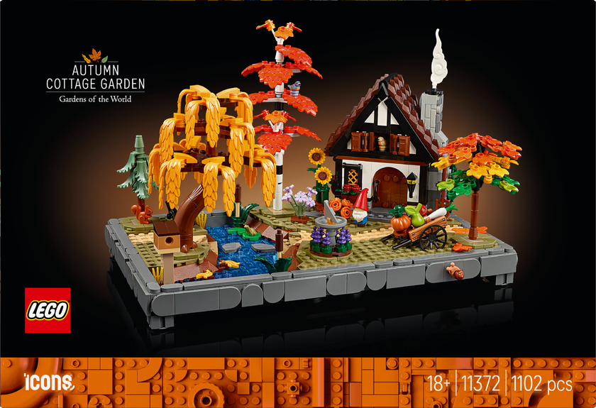 LEGO® Icons Höstig stuga och trädgård Modellbyggset 11372