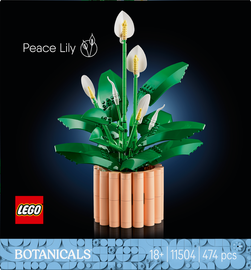LEGO® Botanicals Fredslilja Blomsterprydnad 11504