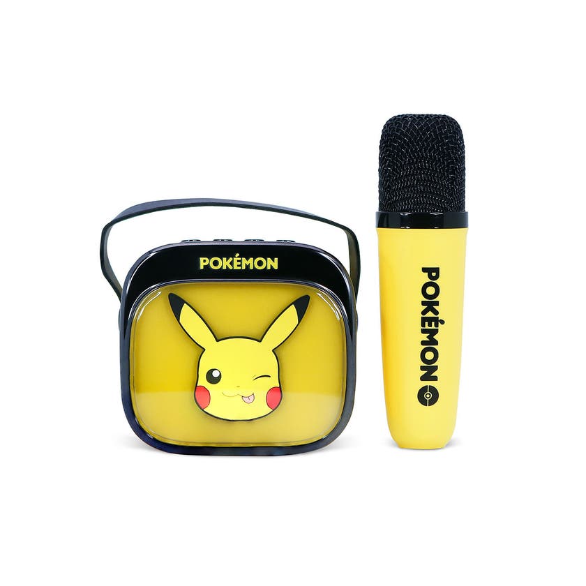 Pokémon Karaokehögtalare Pikachu LED-mikrofon