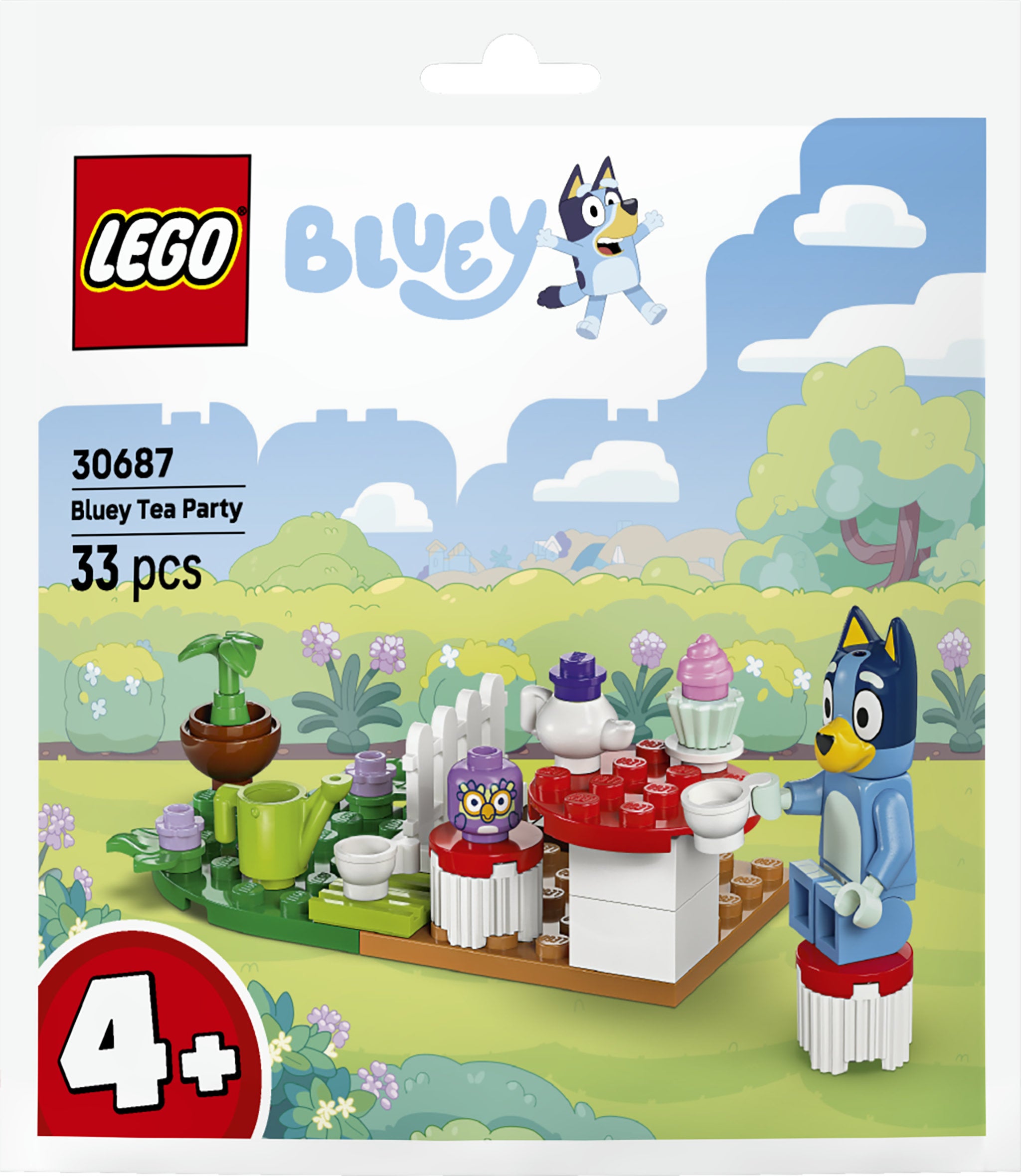 LEGO Bluey 30687, Blueys tebjudning
