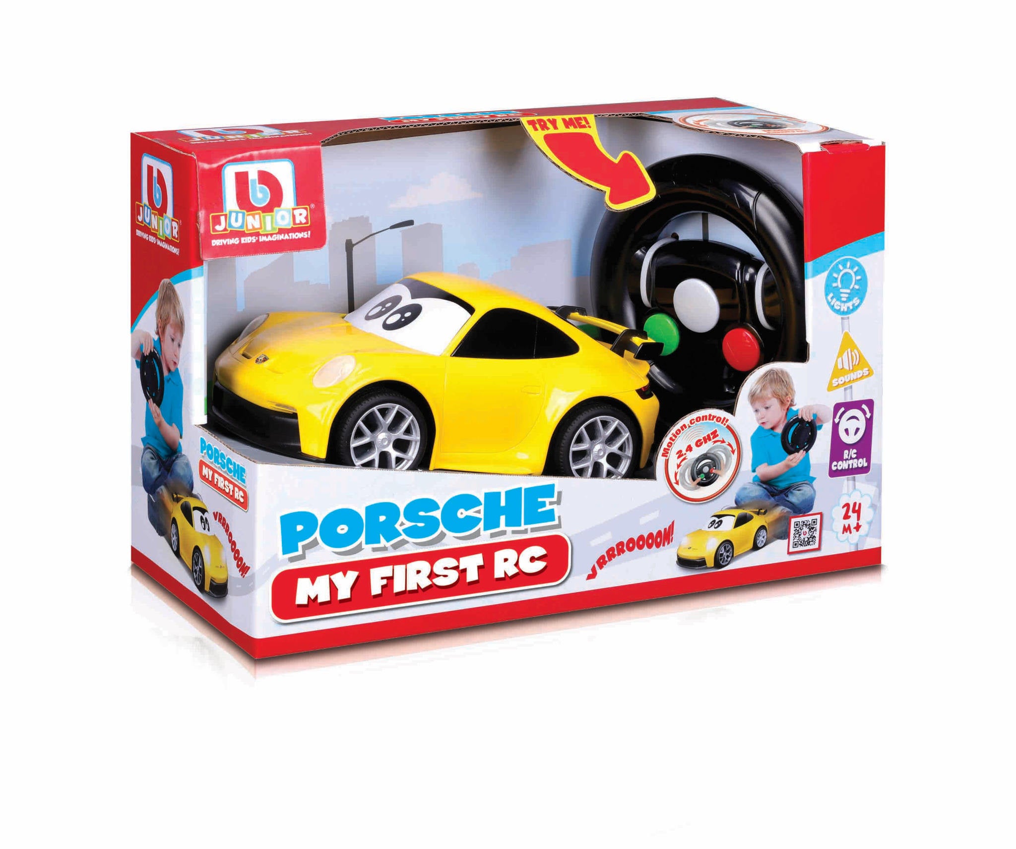 Bb Junior Porsche 911 Gt3 Min Första Elektriska Bil Rc