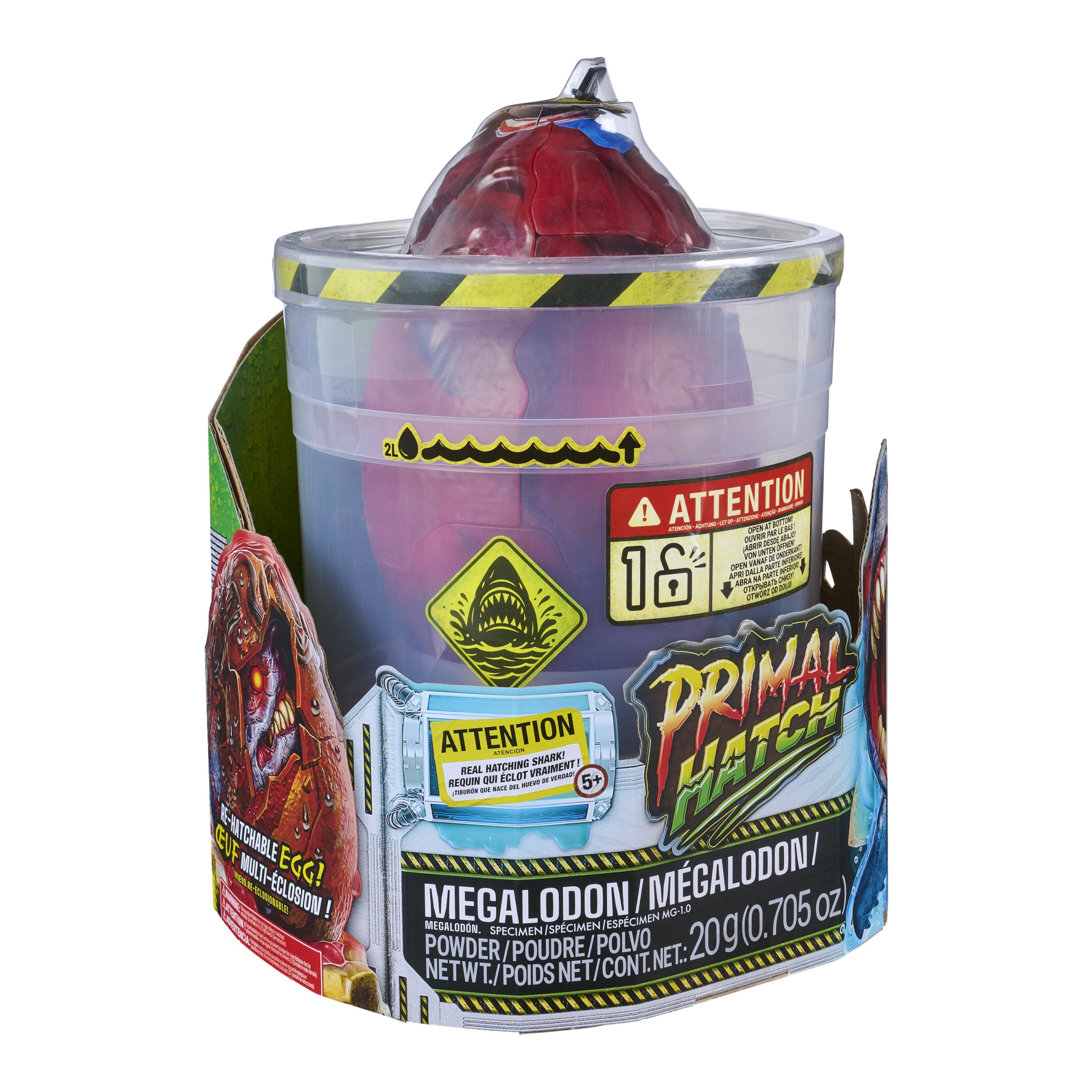 Primal Hatch Megalodon Interaktiv Hajleksak