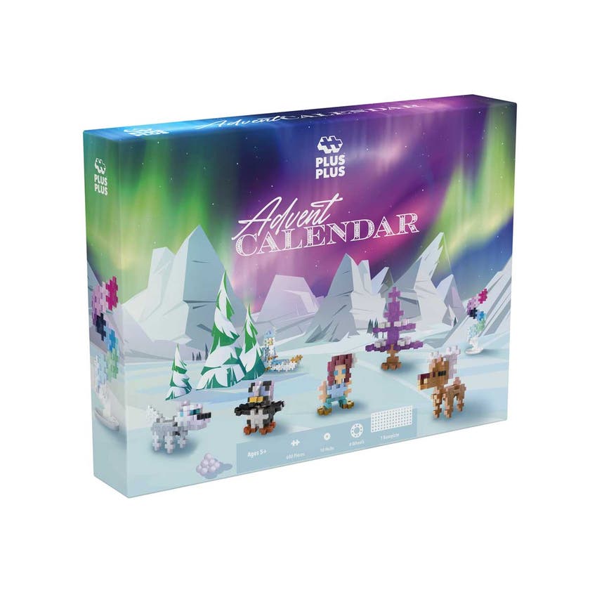 Plus-Plus Advent Calendar, Santa's Northern Lights Adventure