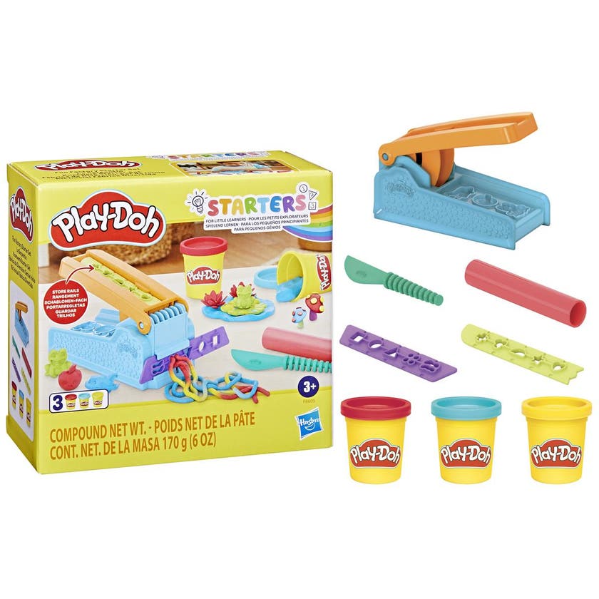Play-Doh Fun Factory Starter Set med verktyg och 3 burkar lera