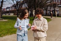 MiniLens Instant Print Camera Blue