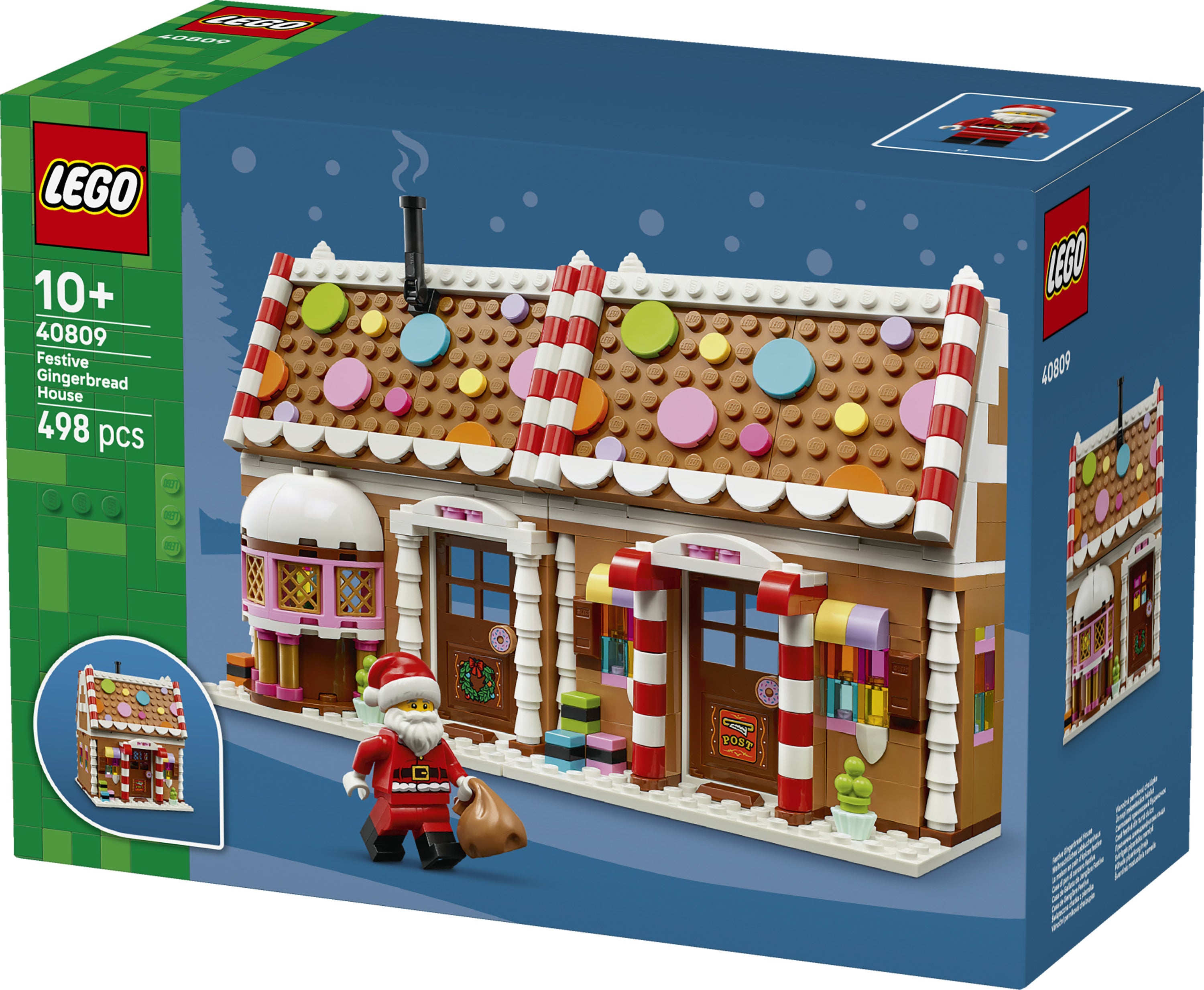 LEGO® Iconic Juligt pepparkakshus 40809