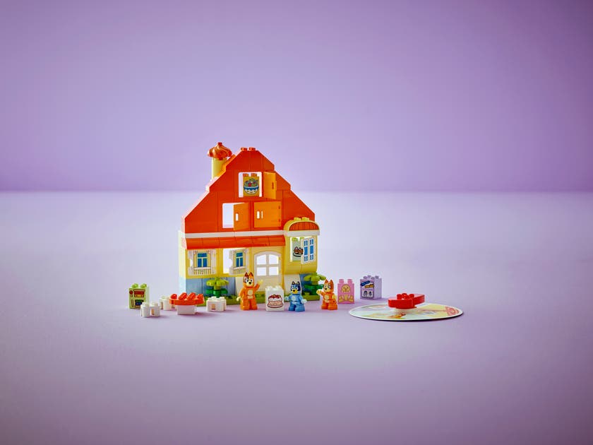 LEGO® DUPLO® Blueys hus med memoryspel Interaktiv leksak 10459