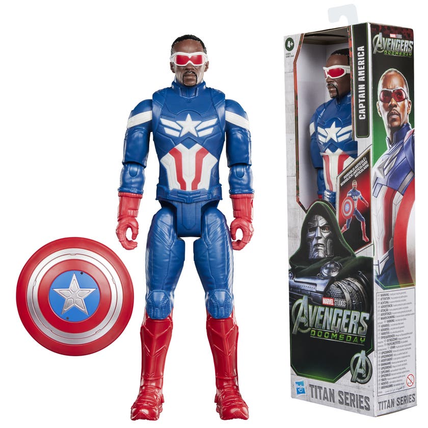 Captain America Actionfigur Avengers Doomsday Titan Series