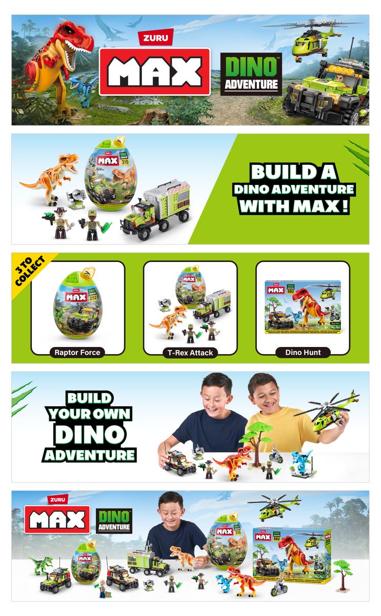 ZURU Max, Dino Adventure Dino Adventure 238 delar