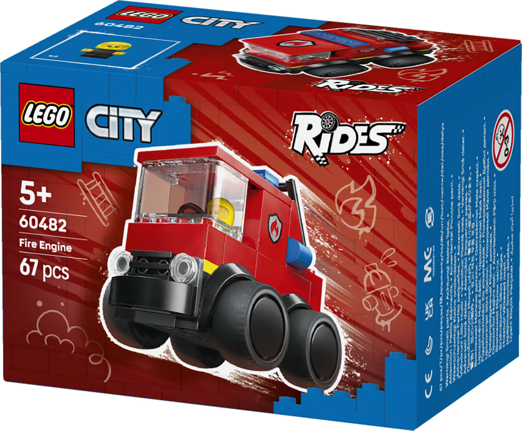 LEGO® City Fordon – brandbil Bygg- och lekset 60482