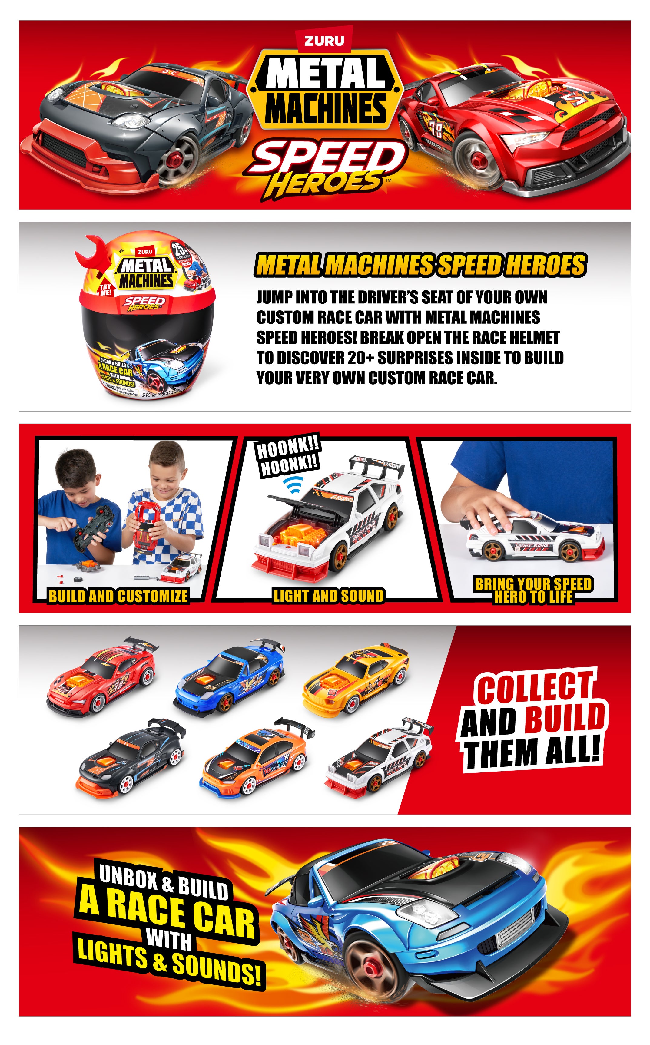 Speed Hero Helmet Playset