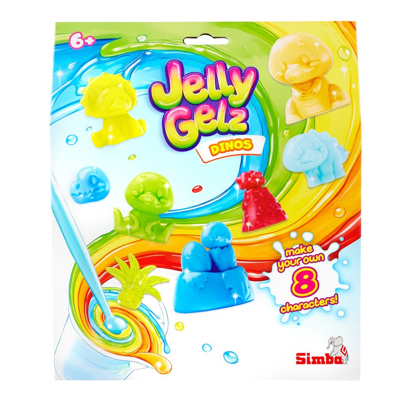 Jelly Gelz Dinos - Dinosaurie-pysselset