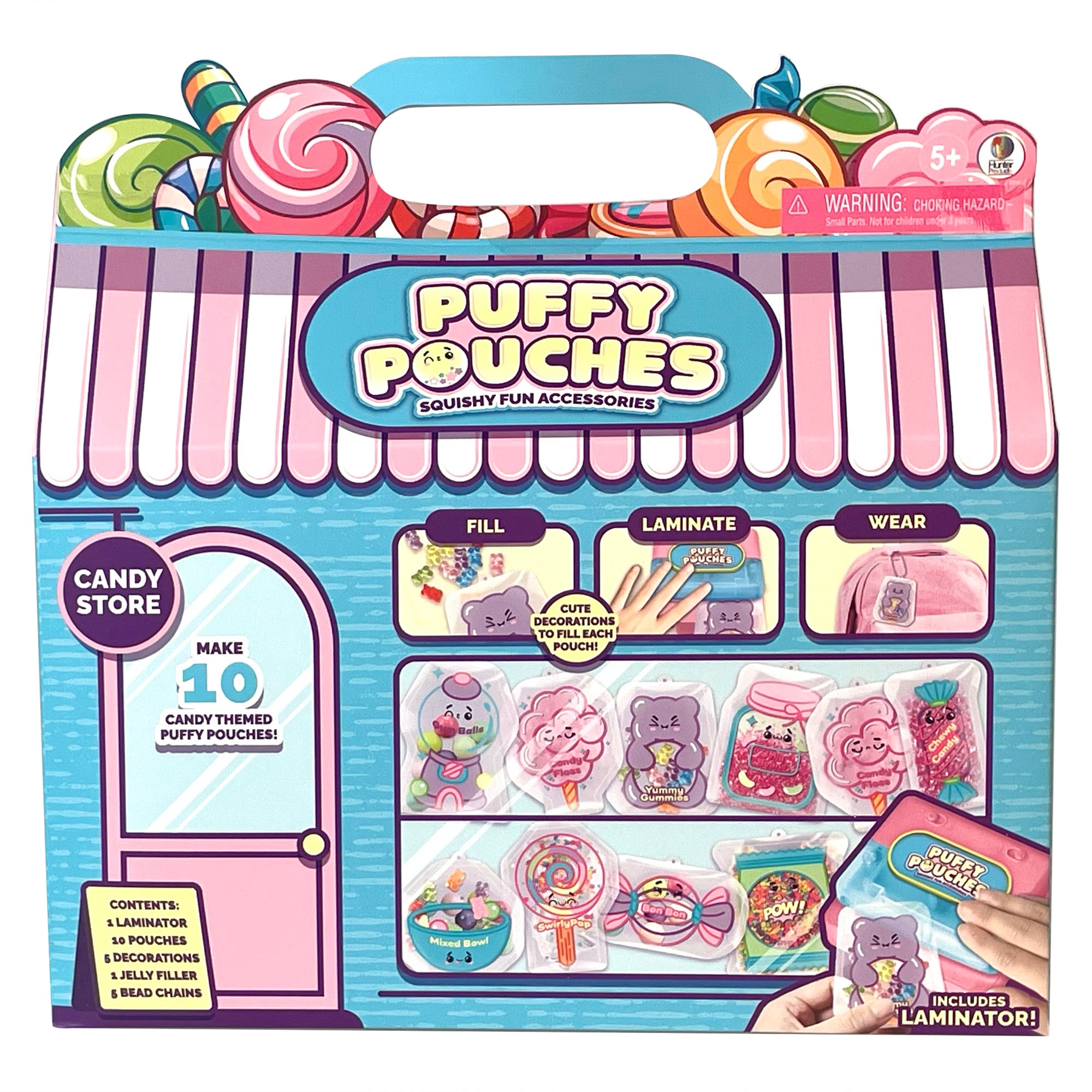 Puffy Pouches Temakit – skapa 10 påsar med laminator