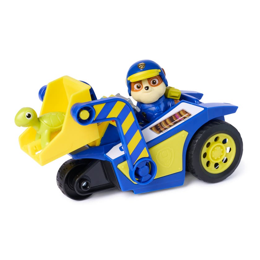 PAW Patrol Rubble Rescue Bulldozer med figur och sköldpadda