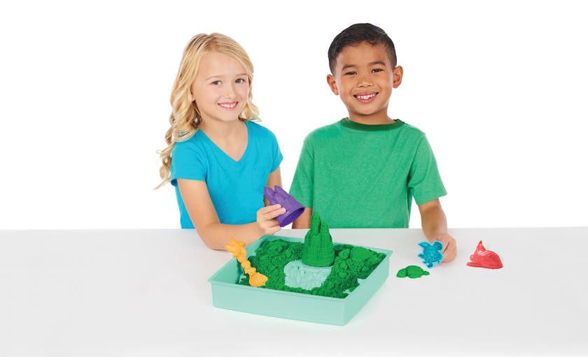 Kinetic Sand, Sandbox Set – grön