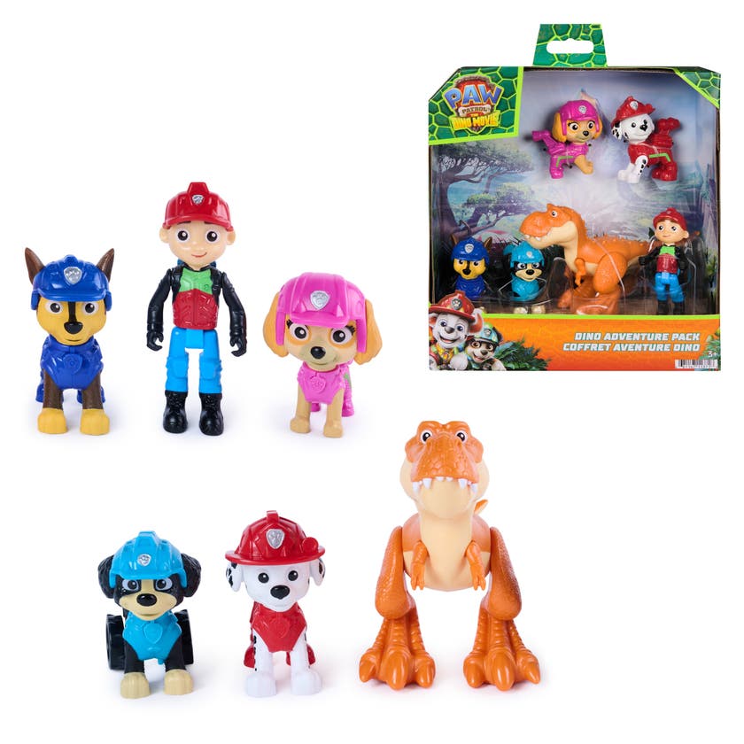 PAW Patrol Dino Adventure Pack - 6 actionfigurer