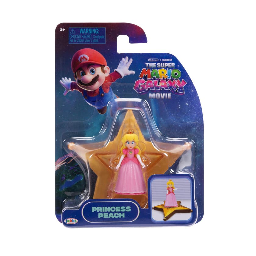 Super Mario Galaxy Movie minifigur 1,5" med stjärntillbehör