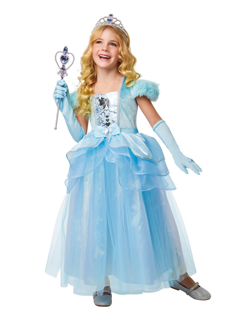 Utklädnad - Blå prinsessa 5-6 år