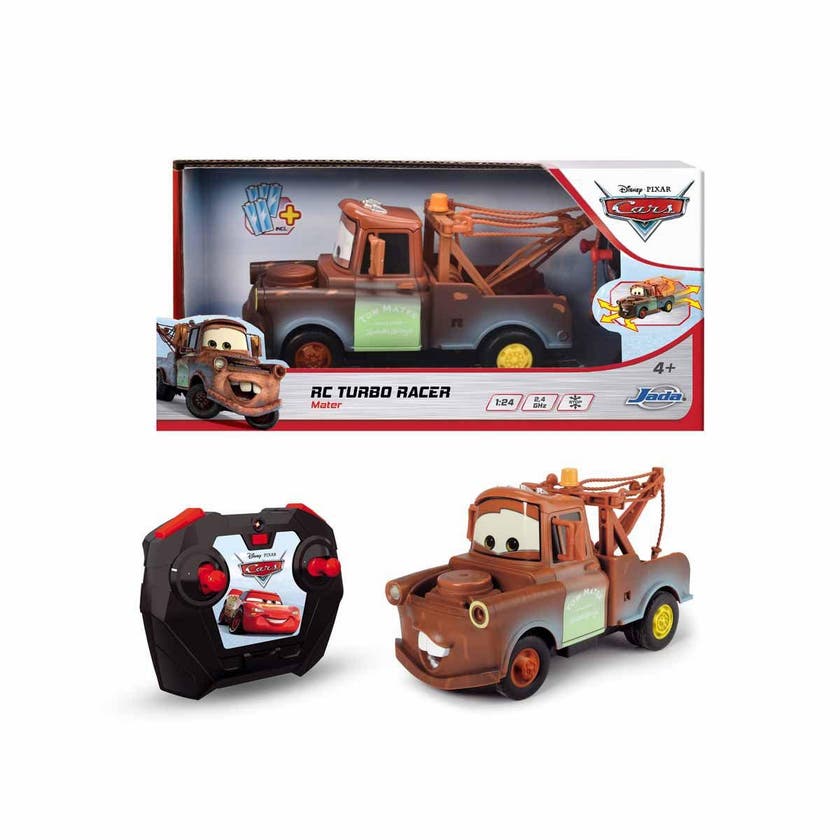 Disney Bilar 3 Radiostyrd Bärgarn Turbo Racer 1:24