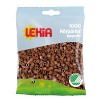 Rörpärlor 1000 st Nougatbrun